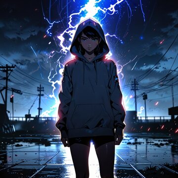 凛々しく立っているカッコイイ女性
Generative AI
