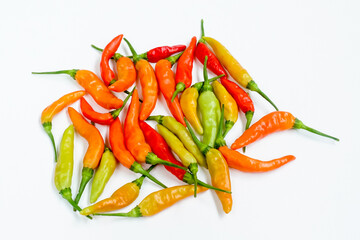 Chilli pepper isolated on white background