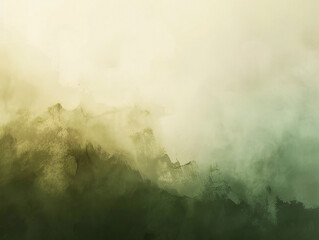 Subdued olive and background illustration