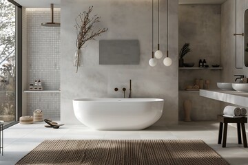Modern Aesthetic Bathroom Interior Design