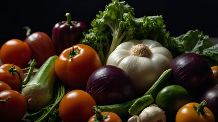 Fresh Vegetables, Vegetables Background. 300dpi.