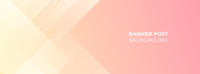 minimalist banner background.soft color. Pink and yelow gradation. slash effect memphis.eps 10