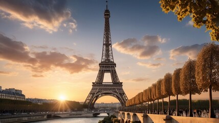 Obraz premium Eiffel Tower: The Heartbeat of Paris