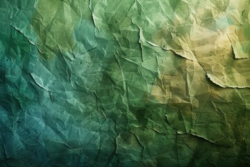 Art green paper textured background.