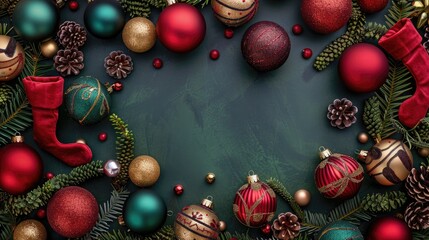 Christmas balls featuring intricate patterns