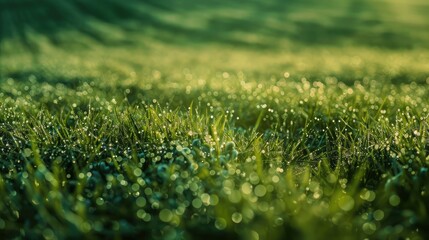 Naklejka premium Field with a Green Background