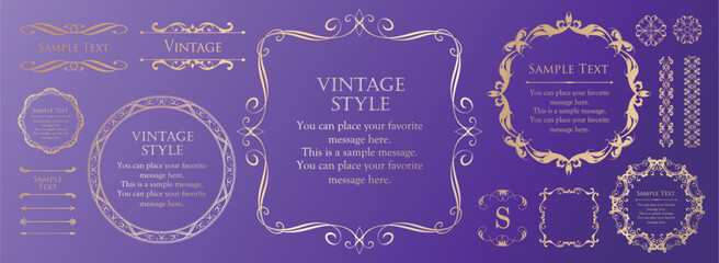 アンティークフレーム