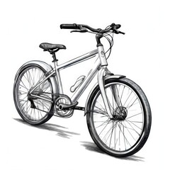 the AI Image Generator, bicycle with a black seat