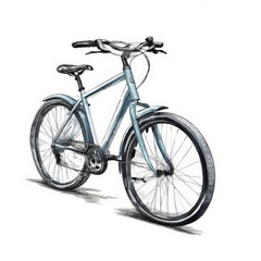 Fototapeta premium the AI Image Generator, bicycle with a black seat