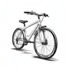 Fototapeta premium the AI Image Generator, bicycle with a black seat