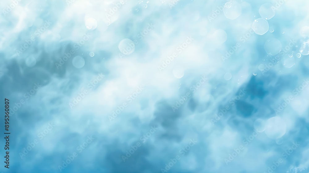 Poster light blue soft gradient defocused blurred motion abstract backgroun