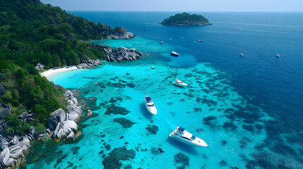Fototapeta premium Beautiful Similan islands, Thailand, Phuket.