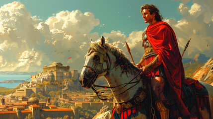Alexander the Great on Bucephalus – Conquest and Legacy
