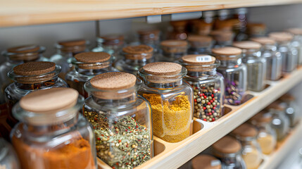 Simplify Pantry Organization: Efficient Spice Storage Plans clutter storage pantry