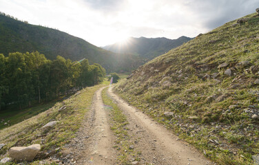 road in the mountains
