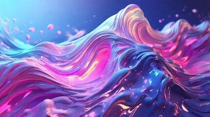 abstract background with waves