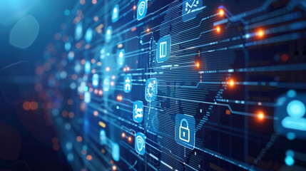 digital business networking management system, internet data connectivity business managing software technology 