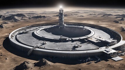 construction of a lunar base