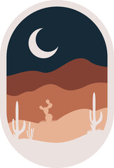 Obraz premium mountain wall decor art vector