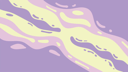 purple yellow wave liquid abstract background vector design