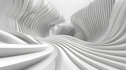 Lot of 3D lines in 3d, still background
