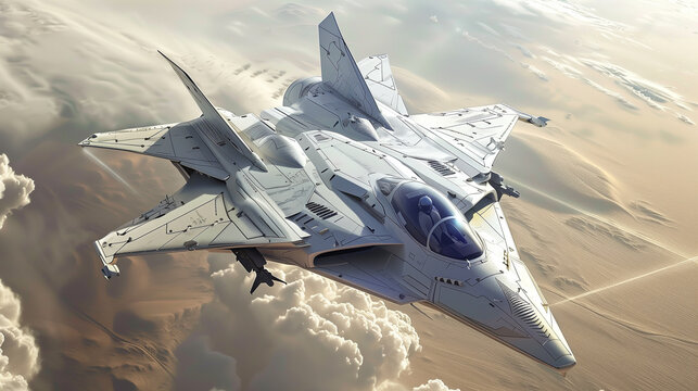 futuristic fighter jet 