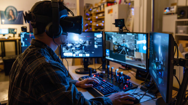 Beyond the Screen: Developer Brings VR to Life