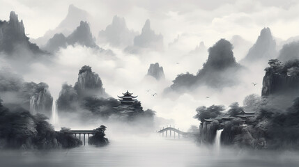 Chinese landscape painting