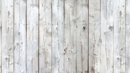 Obraz premium A white wooden wall with a lot of wood grain