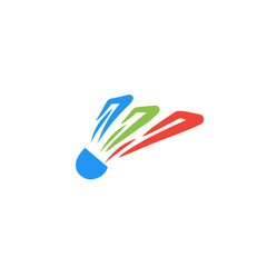shuttlecock logo design
