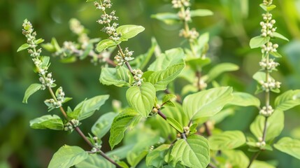 Tulsi (Holy Basil) Plant - Natural and Herbal