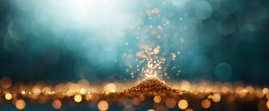 Craft a promotional image for Peru&rsquo;s Lord of Miracles festival, featuring elegant lighting and generous copy space for festival details.