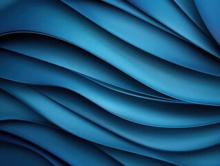 Obraz premium Abstract blue gradient with subtle light dispersion, providing a modern and sleek look