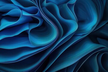 Obraz premium Highresolution image of bending indigo hues, suitable for artistic and commercial use