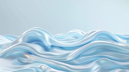 A blue wave with a white background