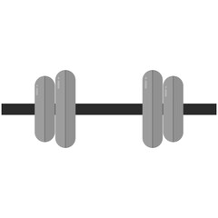 Cartoon Sport Supplies Isolated on White Background. Vector Illustration.