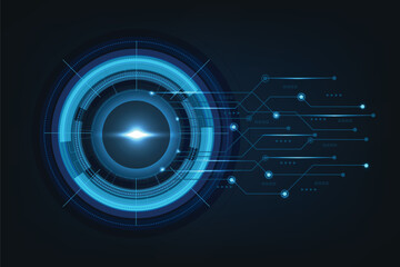 Technology background Hi-tech communication concept innovation abstract background