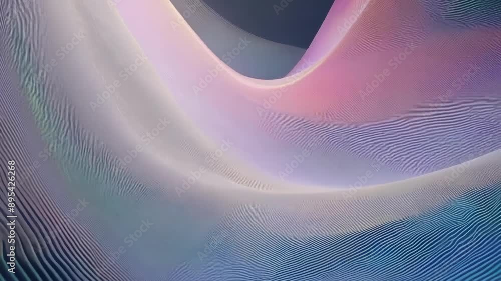 Poster a mesmerizing display of colorful waves rippling through the infinite dimensions.