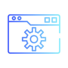 website management Gradient Linear