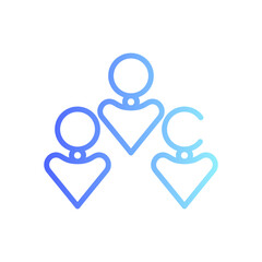 Obraz premium customer Gradient Linear