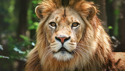Fototapeta premium portrait of a lion