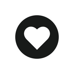 Love like icon sign symbol for app or website vector.