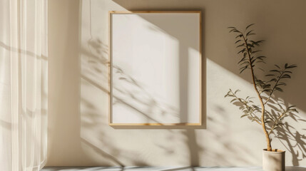 Whispers on the Wall: Script in a Serene, Luminous Setting