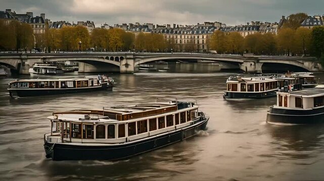 pont neuf river, Conciergerie and Seine canal at dusk with Pont Neuf, France, Ile-de-France, Paris, france, travel videos, paris vlog, travelling videos, france, travelling guide