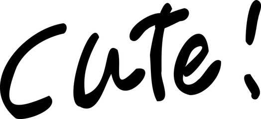 Stylish hand drawn letter of 