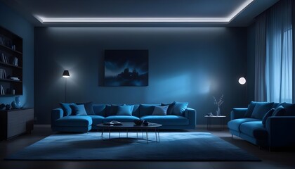 Photo interior modern design room 3d illustration