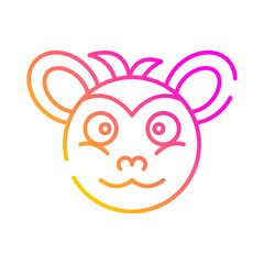 Monkey emoji icon