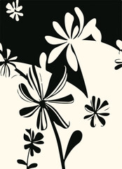 Digital textile design background texture abstract surfacee design seemless geomatric floral pattern natural flowers bunch © DESIGN CENTER