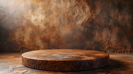 luxury minimalist podium for premium product presentation