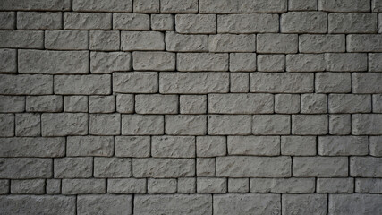 Obraz premium Textured grey stone wall background generative ai
